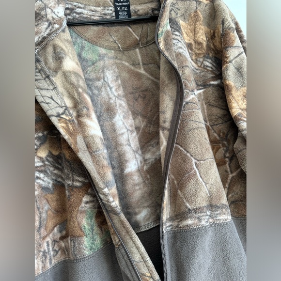 Realtree Camo Fleece Zip up sweater XL - Picture 6 of 6